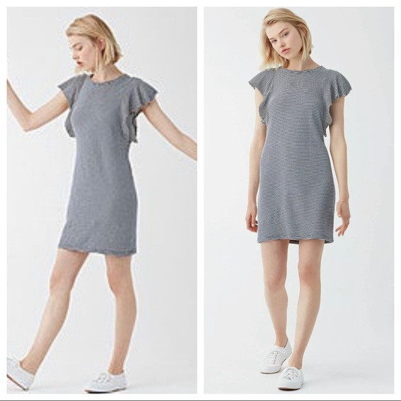 Splendid Dresses & Skirts - Splendid Graph Line Stripe Dress Navy White Medium